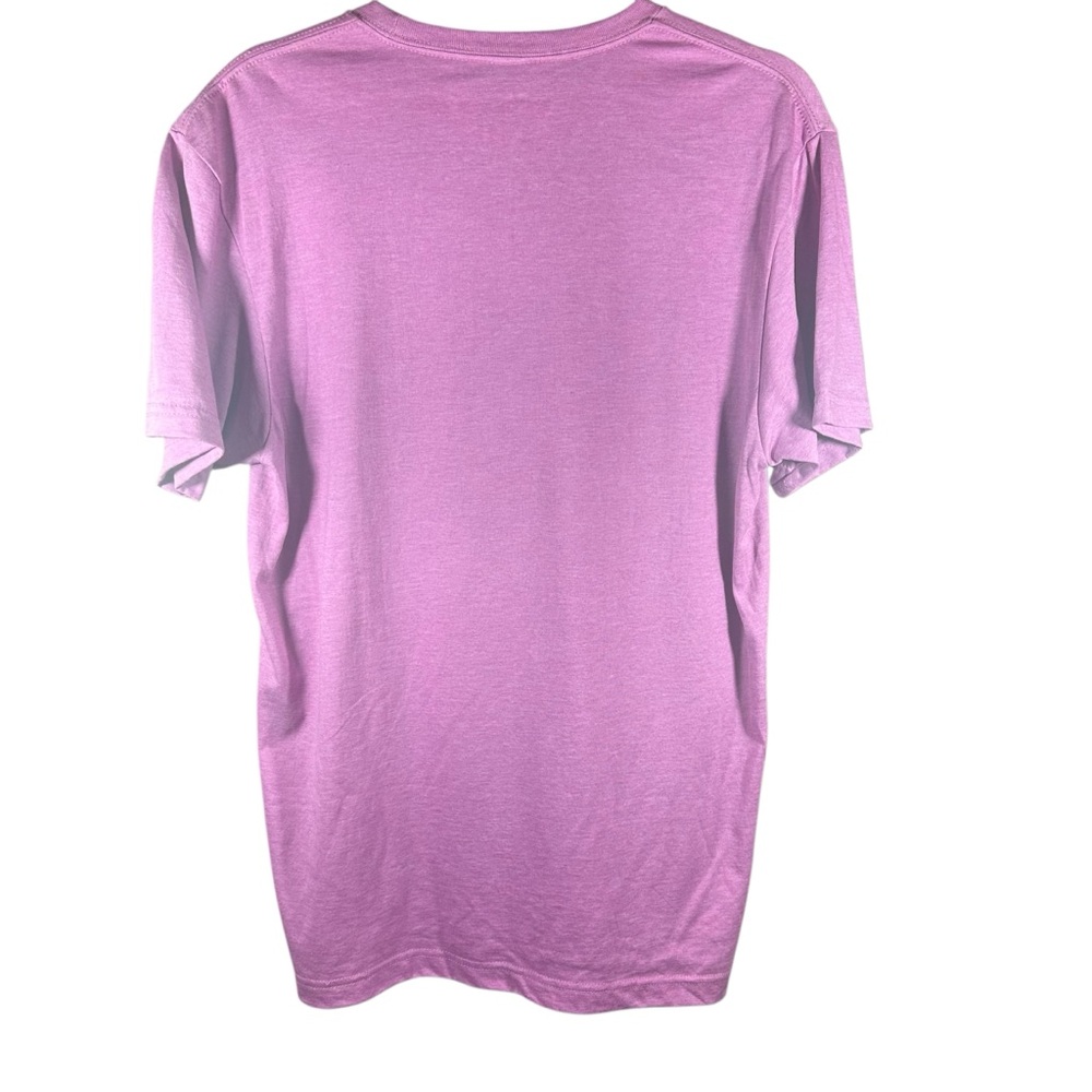 Vibrant Purple and Yellow Short Sleeve Tee with Texas Citrus Design - Picture 2 of 7